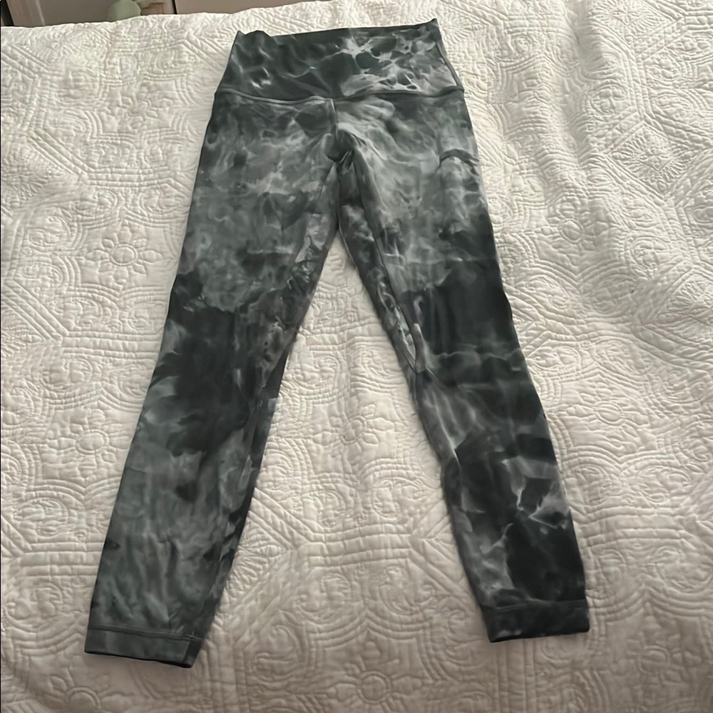 Lululemon Align Green Tie-Dye Leggings